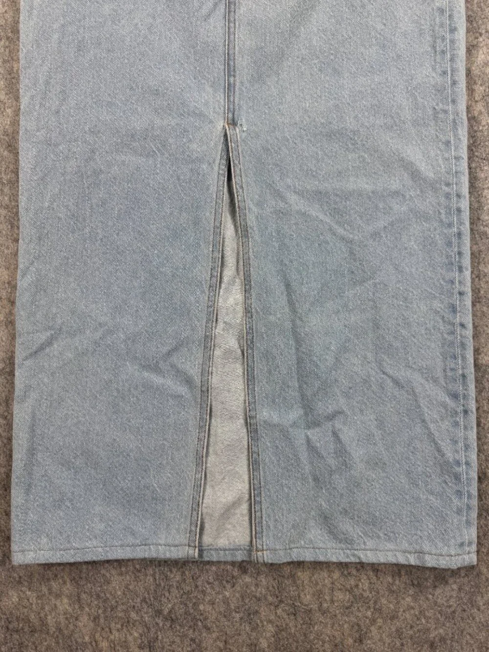 Derek Lam 10 Crosby Denim Maxi Midi Skirt Sz 27 Light Wash Cotton - Picture 8 of 9
